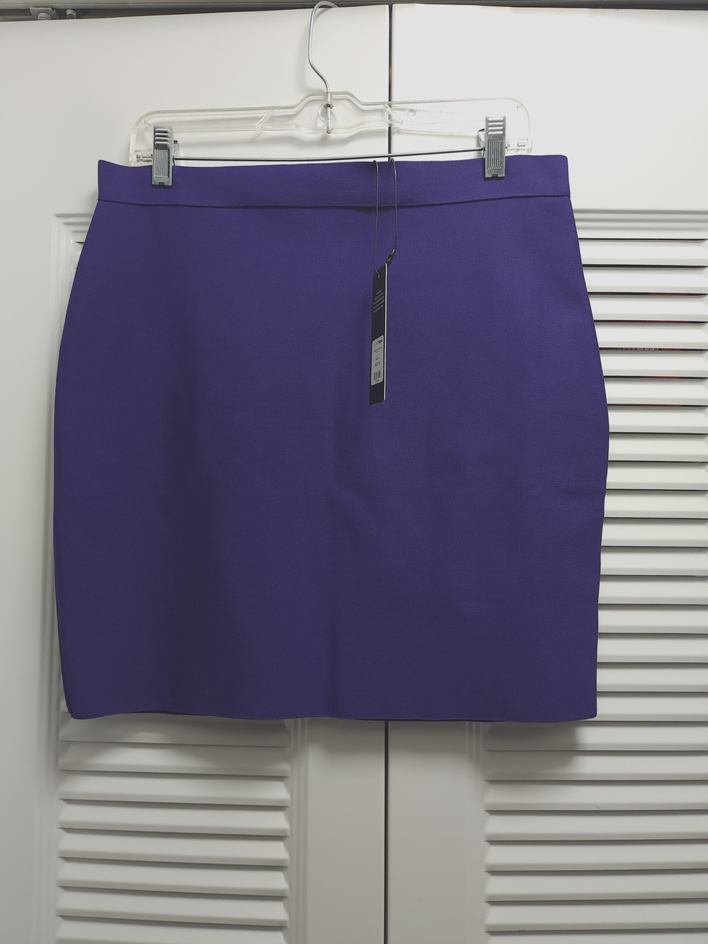 Fashion Nova Romina Bandage Mini Skirt Eggplant Purple 1X NWT